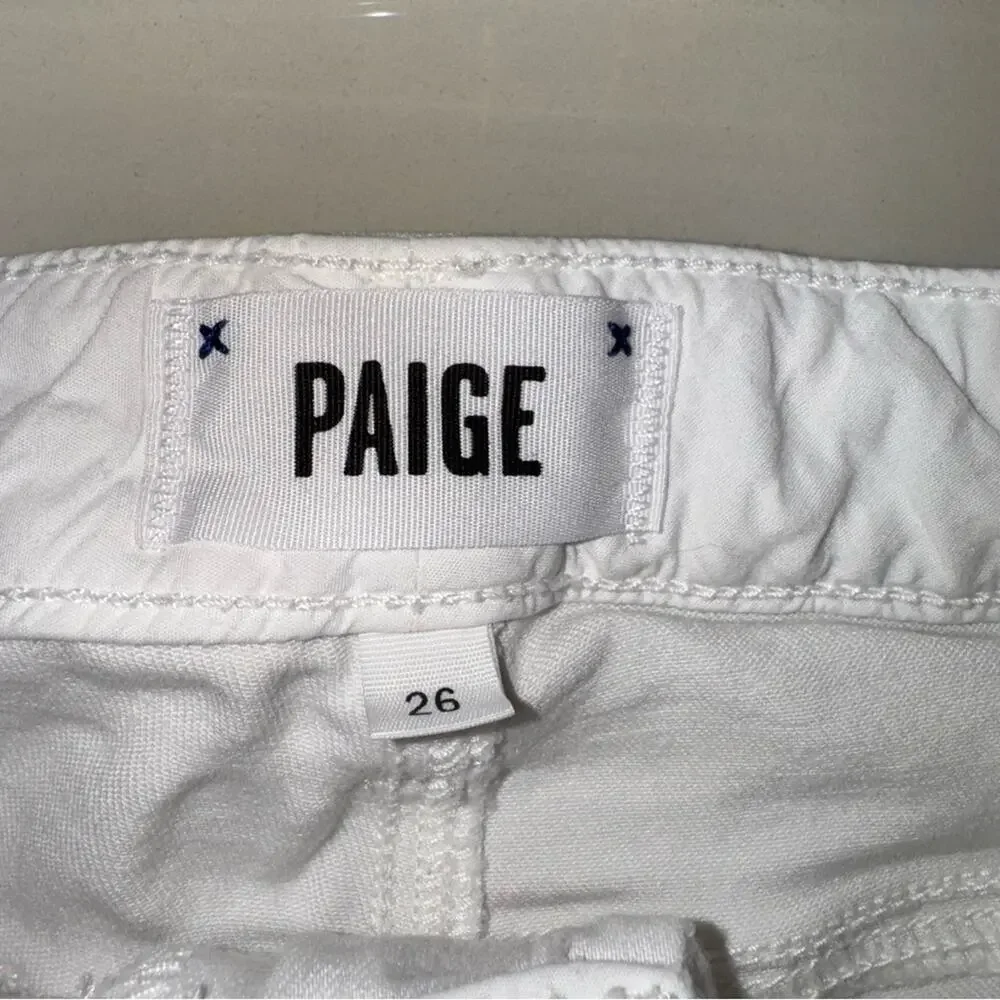 Paige Jeans Hoxton Ultra Skinny White Mist 26